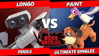 Boss Battles: Phase 1 - Longo (ROB) Vs. Paint (Duck Hunt) SSBU Ultimate Tournament