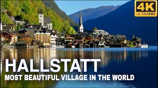 Hallstatt Austria, The Most Beautiful Village in The World |  Boat Tours 4K UHD