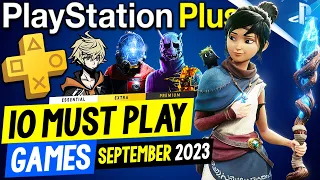 10 MUST PLAY PS PLUS Games to Play in SEPTEMBER 2023! (PlayStation Plus Extra PS4/PS5 Games 2023)