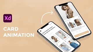 Product Card Animation / Shop App Design / Adobe Xd Tutorial