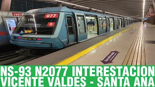 Metro De Santiago | NS-93 N2077 interestacion Vicente Valdes - Santa Ana