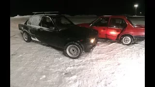 BMW CLUB МОЗЫРЬ Первый снег Валим боком