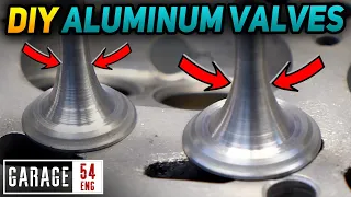 DIY aluminum valves – 3 times lighter than stock