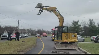 Contractor in critical condition after making contact with power lines