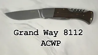 Нож складной Grand Way 8112 ACWP, распаковка и обзор.
