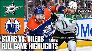 Dallas Stars vs. Edmonton Oilers Game 4 | NHL Western Conference Final | Full Game Highlights