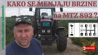 HOW TO CHANGE GEARS ON MTZ BELARUS 892 TRACTOR ?