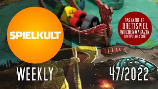 Weekly 47/2022 // Brettspiel-Reviews, Spieletreff, Vorschau