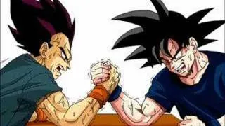 Vegeta arm wrestle