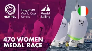 470 Women Medal Race | Hempel World Cup Series Genoa 2019