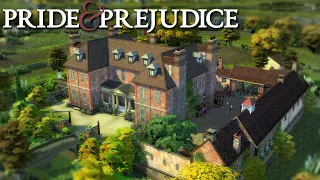 PRIDE AND PREJUDICE - Bennet House - LONGBOURN #NoCC | Sims 4 Speed Build
