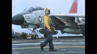 Aircraft Carrier Flight Deck In Slow Motion - Beautiful