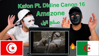 Kafon Ft. Didine Canon 16 - Amazone / Egyptian Reaction صقع الليل 🇹🇳 🇩🇿