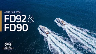 Two Horizon FD Series Yachts Show Off Their Performance