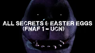 FNaF 1 - UCN All Secrets & Easter Eggs (NO STATIC)