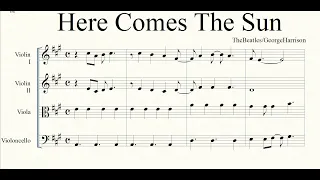 Here Comes The Sun   Beatles   George Harrison  String Quartet