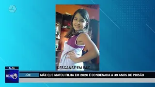 Mãe que matou e enterrou filha é condenada a 39 anos de prisão