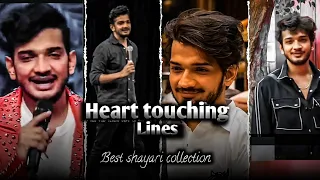 Heart touching lines 💔 | Munawar faruqui shayari emotional shayari best shayari collection 💔