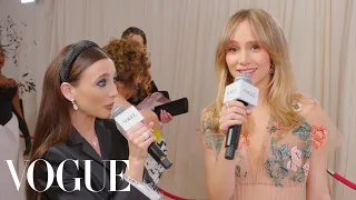 Suki Waterhouse Loves Dressing Up For Special Moments | Met Gala 2023 With Emma Chamberlain | Vogue