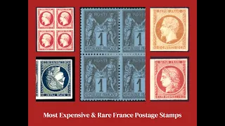 Most Expensive & Rare France Postage Stamps