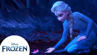 Elsa se enfrenta al incendio del bosque | Frozen