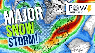 Major Snowstorm Coming! Dynamic Systems Merge Bringing Heavy Snow & Flooding! POW Weather Channel