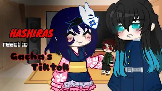 hashiras react to gacha tiktoks part 2 ( demons slayer )