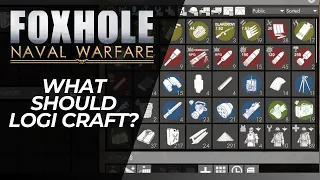 What Should Solo Logi Craft in the Factory? War 97 Foxhole