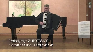 Zubitsky: Carpathian Suite, parts 2,4 * Зубицкий: Карпатская сюита, ч.2,4 ACCORDION Kravchuk Кравчук