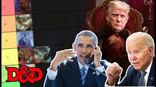 Trump, Biden & Obama Make a D&D Adventure Tier List (AI Voice Meme)