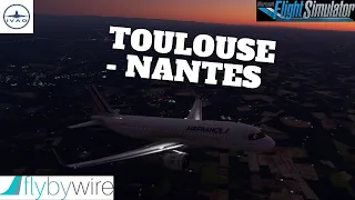 Vol IFR - Toulouse(LFBO) - Nantes(LFRS) - MSFS 2020 - IVAO - A32NX FBW - FR