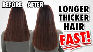 9 FAST Ways To Grow Your Hair LONG & THICK! *life-changing*