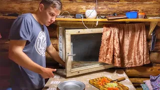 WINTER is coming! Alone in the TAIGA cabin, picking mushrooms, preparing the cabin for winter