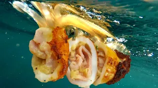 TASTY CRUNCHY Stuffed Calamari - Fishing in Perfect Conditions