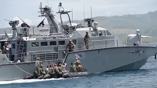 Coastal Riverine Squadron Launch and Recovery Drills