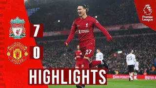 Liverpool vs Manchester United 7-0 | All Goals And Highlights | Premier League 2023