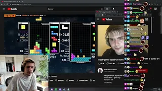 xQc Reacts to a Tetris Master