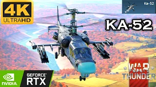 Ka-52 Close Air Support War Thunder Gameplay 4K UHQ | KA-52 Alligator |Ka-52 CAS WarThunder GroundRB