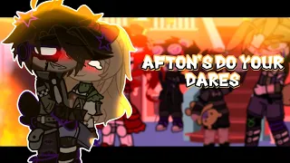 Afton's (others) do your dares//FNAF// special for reaching 100 subs