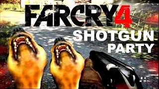 Far Cry 4 funny moments - shotgun party gameplay