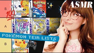 🅰🆂🅼🆁 Ranking Pokemon Starters, Mainline Games & Types 🔥💯~! Keyboard Typing ✧ Whispered Teir List