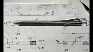 Lathe Project - Brass and Aluminum Bolt Action Pen