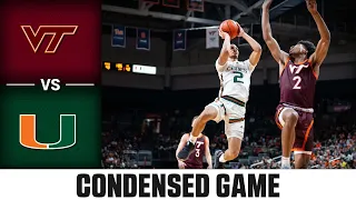 Virginia Tech vs. Miami Condensed Game | 2022-23 ACC Men’s Basketball