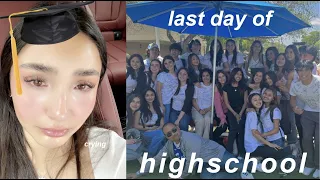 my last day of high school (grwm + vlog)