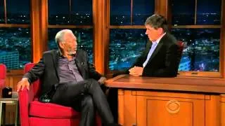 Late Late Show with Craig Ferguson 5/3/2010 Morgan Freeman, Kate Mara