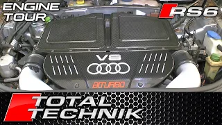 Audi RS6 Engine Bay Guided Tour (Basic Components) - Audi RS6 - C5 - 2002-2005