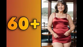 Natural Older Woman over 70 💖 Impact of Fast Fashion Plus Size 🔻Attractive Dressed 🔻22