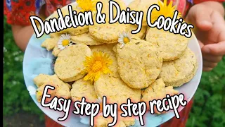 How To Make Dandelion & Daisy Cookies - Easily Step By Step🌼🍪