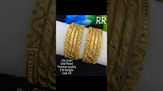 Gold plated bangles 1000rs daily wear