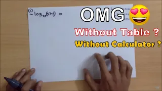 🔥Calculate Antilog WITHOUT calculator & logarithm table | Wonder math | Genius